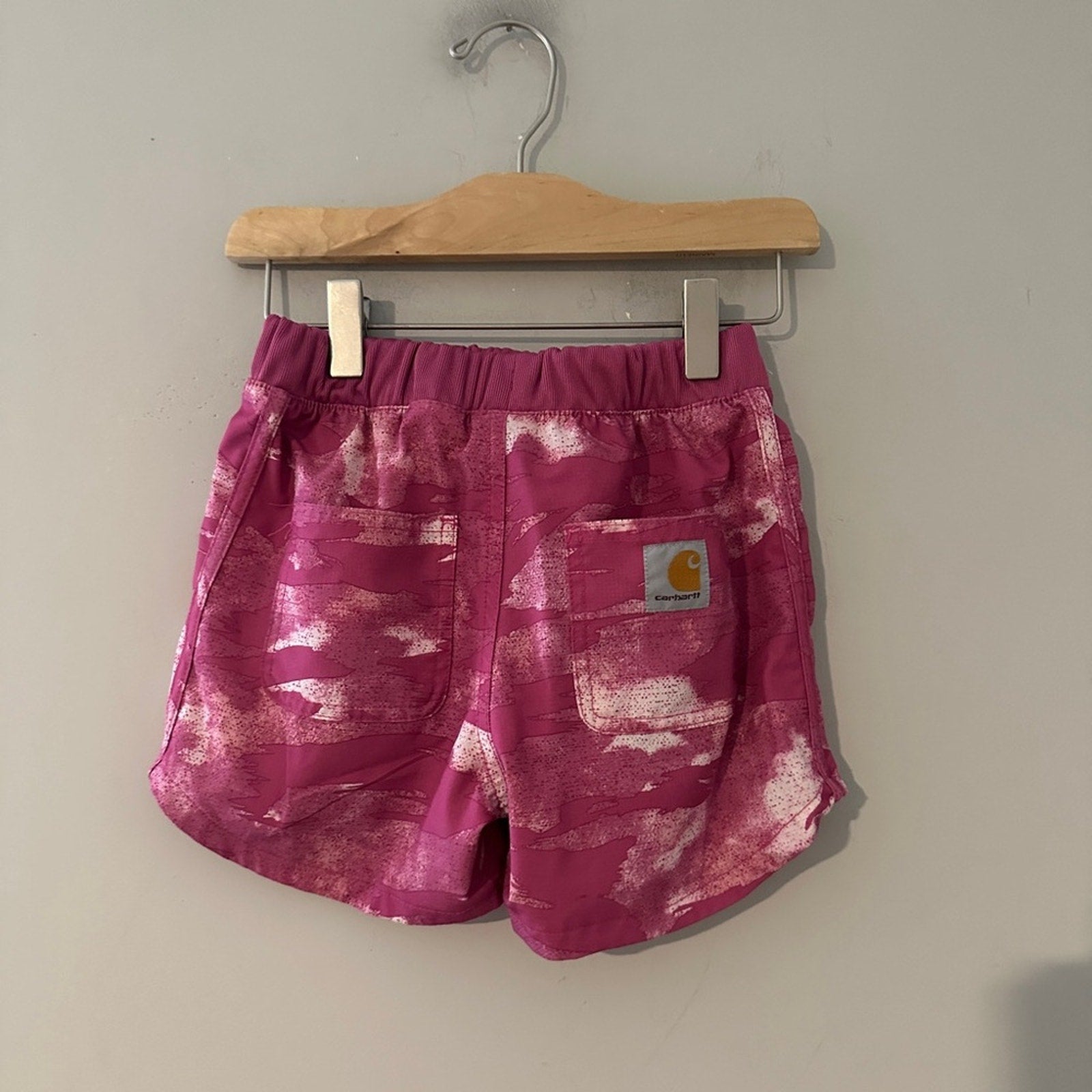 carhartt girls' pink shorts 8Y