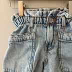 zara girls' paperbag waist shorts 6Y‎