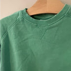 zara green crewneck sweatshirt 12-18M