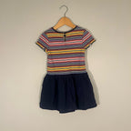 baby gap striped combo dress 4Y