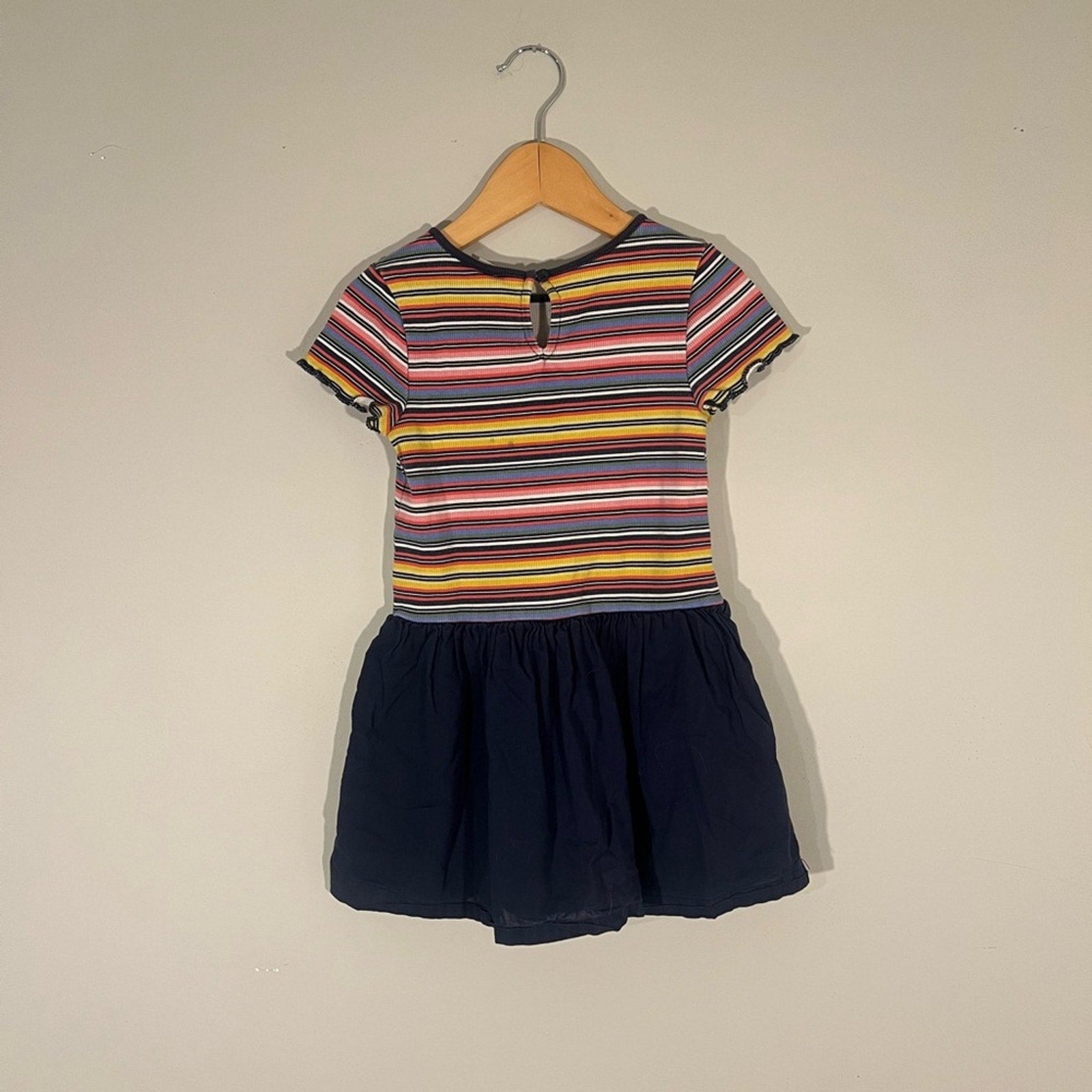baby gap striped combo dress 4Y