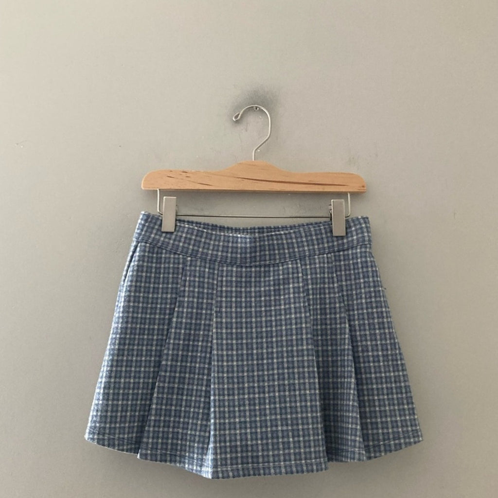 abercrombie kids plaid skort 9-10Y