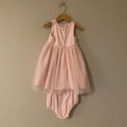 little me pink dress bloomers 24M NWT