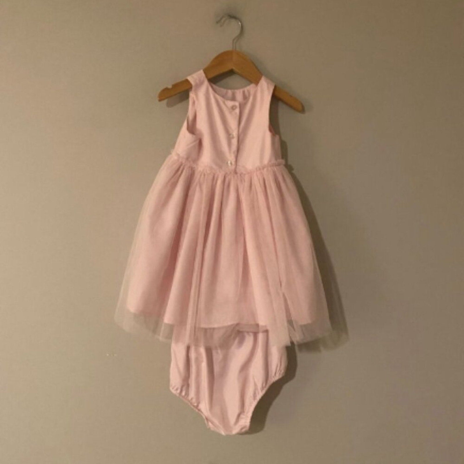 little me pink dress bloomers 24M NWT