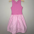zara pink combo midi dress 9Y