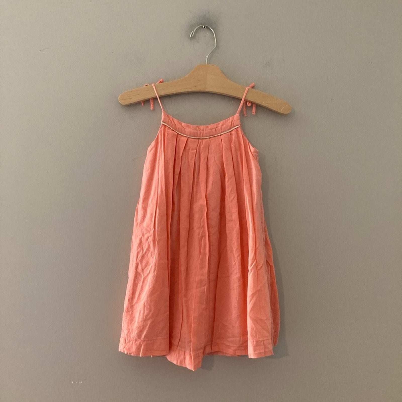 zara girls’ coral slip dress 4-5Y