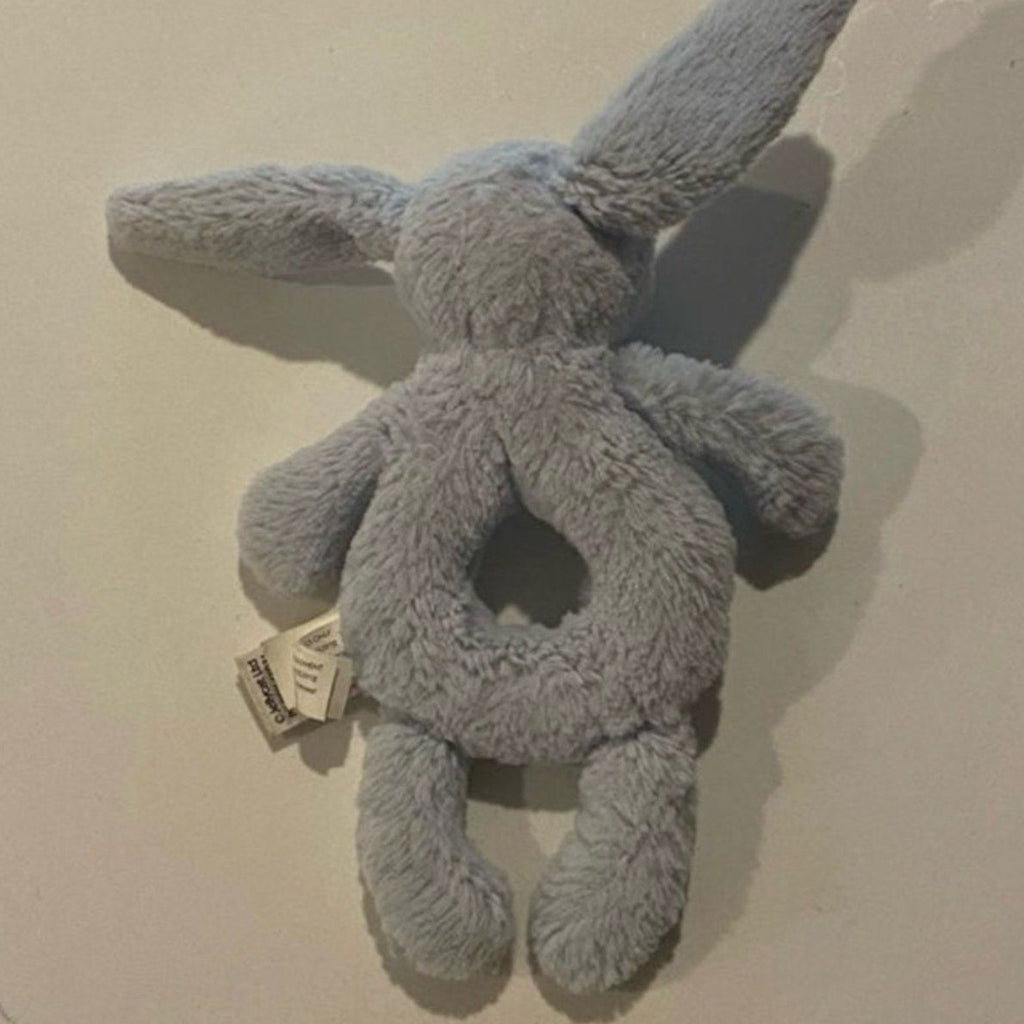 jellycat blue bunny rattle
