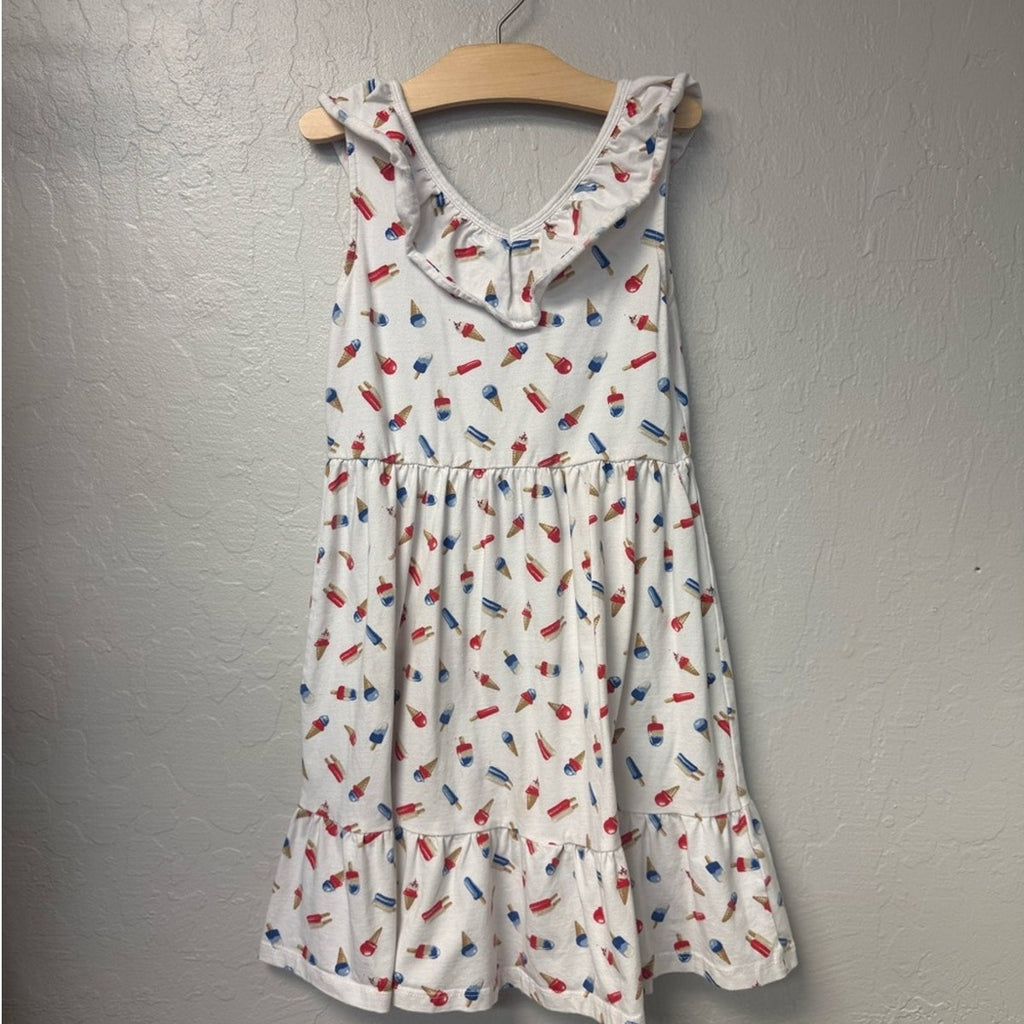 janie and jack white ice cream dress 10Y