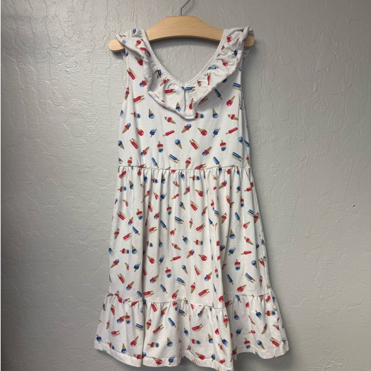 janie and jack white ice cream dress 10Y