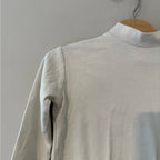 zara girls' cream mockneck long-sleeve 18-24M