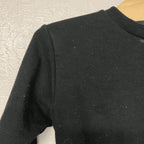 Zara black sweatshirt featuring Beyond Happy text graphic on chest for toddler boys